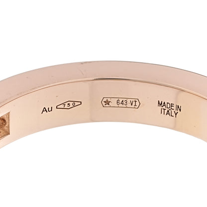 Bulgari 18K Rose Gold Diamond Marry Me Band Ring 48 4.5 4 of 5