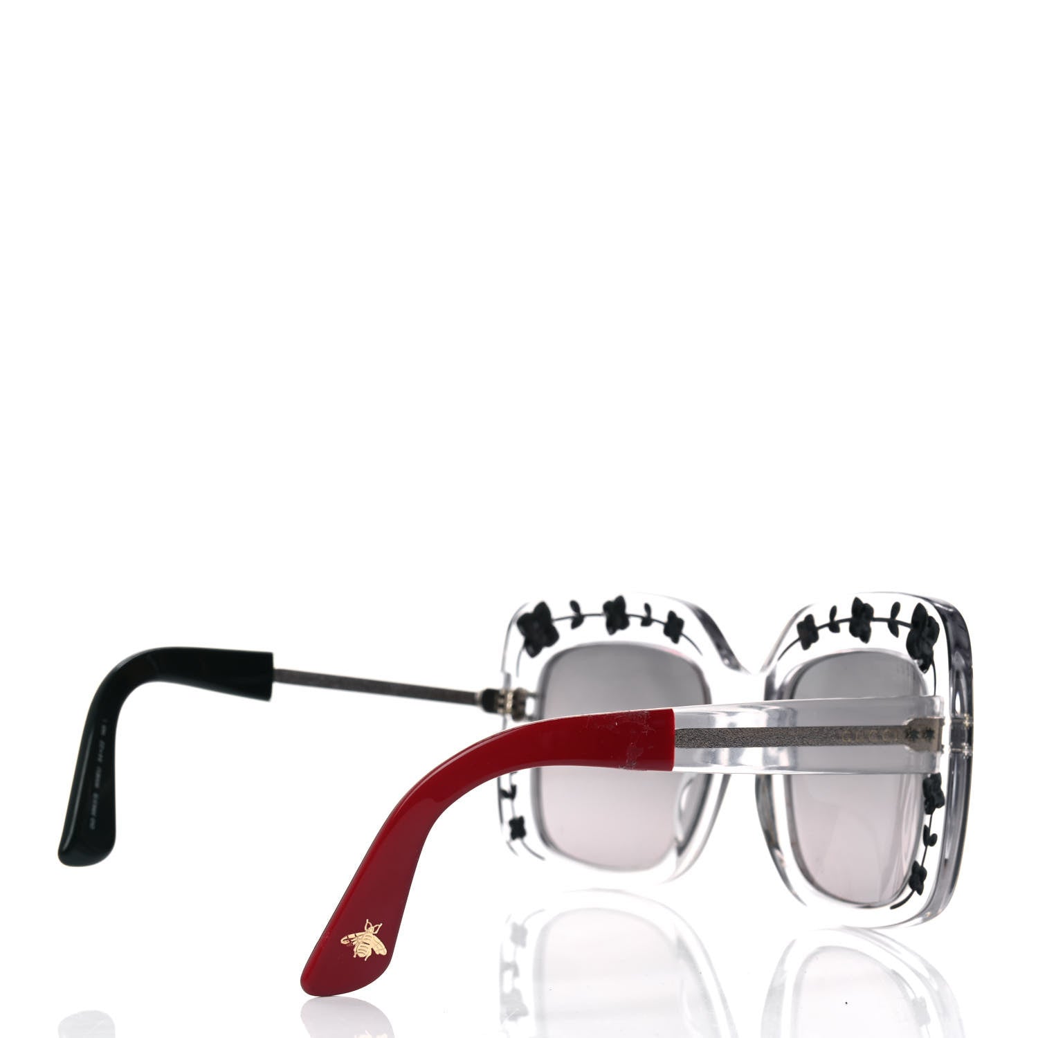 Gucci Floral Sunglasses GG3863S Black 4 of 4