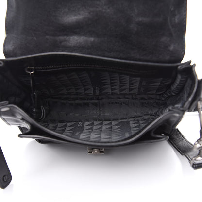 Proenza Schouler Lambskin Fringe PS1 Crossbody Pouch Black 5 of 13