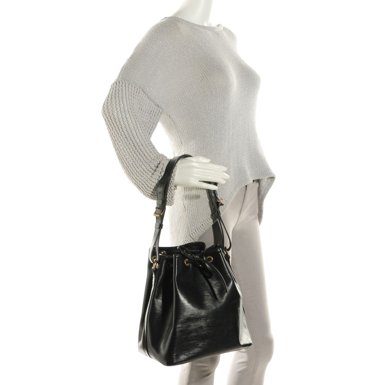 Louis Vuitton Epi Petit Noe Black 2 of 8