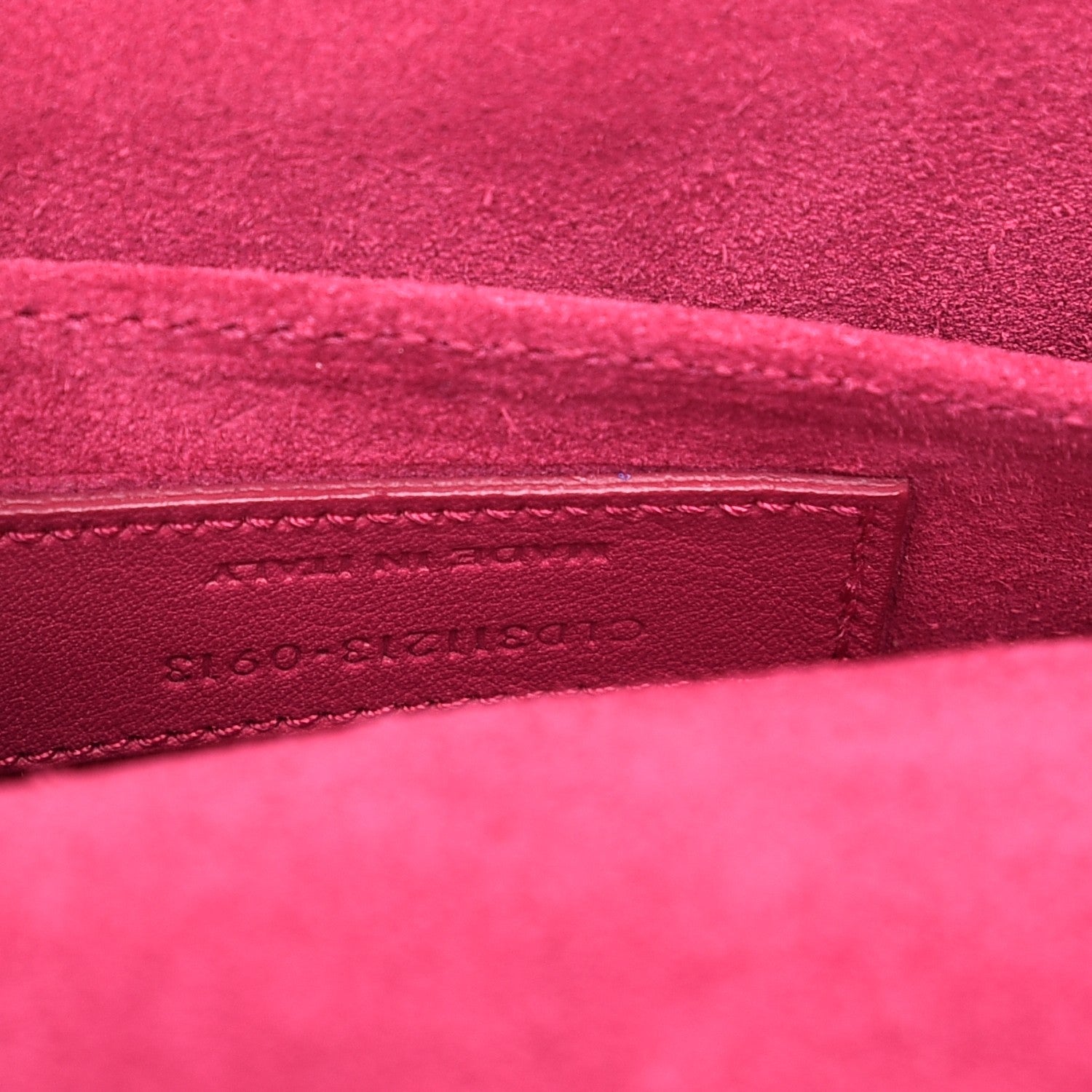 Saint Laurent Calfskin Classic Y Ligne Clutch Fuchsia 7 of 10