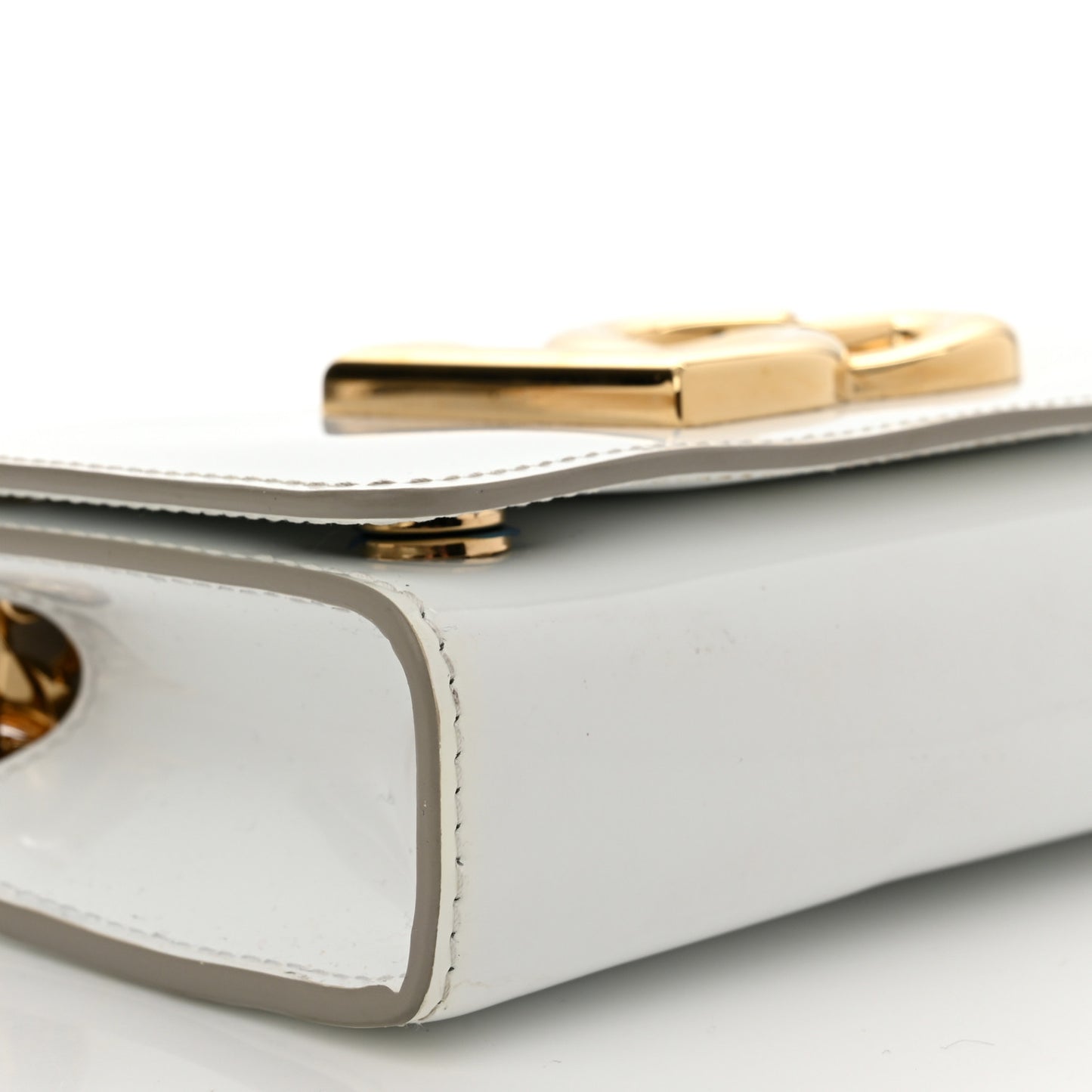Patent DG Girls Phone Shoulder Bag Blanco