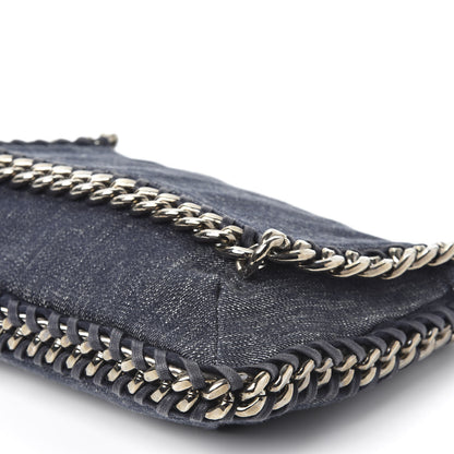 Stella McCartney Denim Falabella Clutch Blue 11 of 16