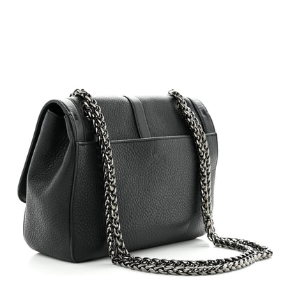 Christian Louboutin Calfskin Small Sweet Charity NV Shoulder Bag Black 3 of 9