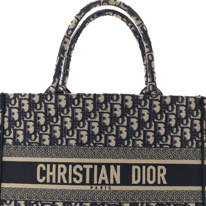 Christian Dior Oblique Medium Book Tote Blue Multicolor 8 of 11