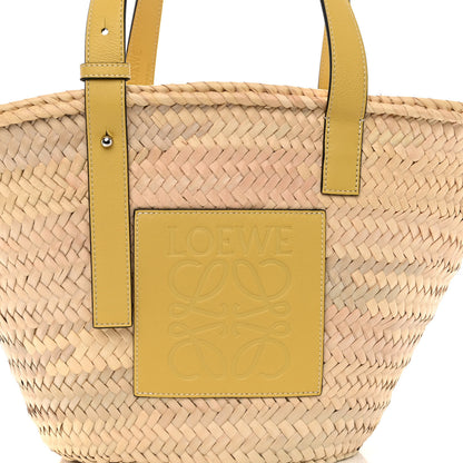 Loewe Raffia Small Basket Tote Bag Natural Yellow 7 of 9