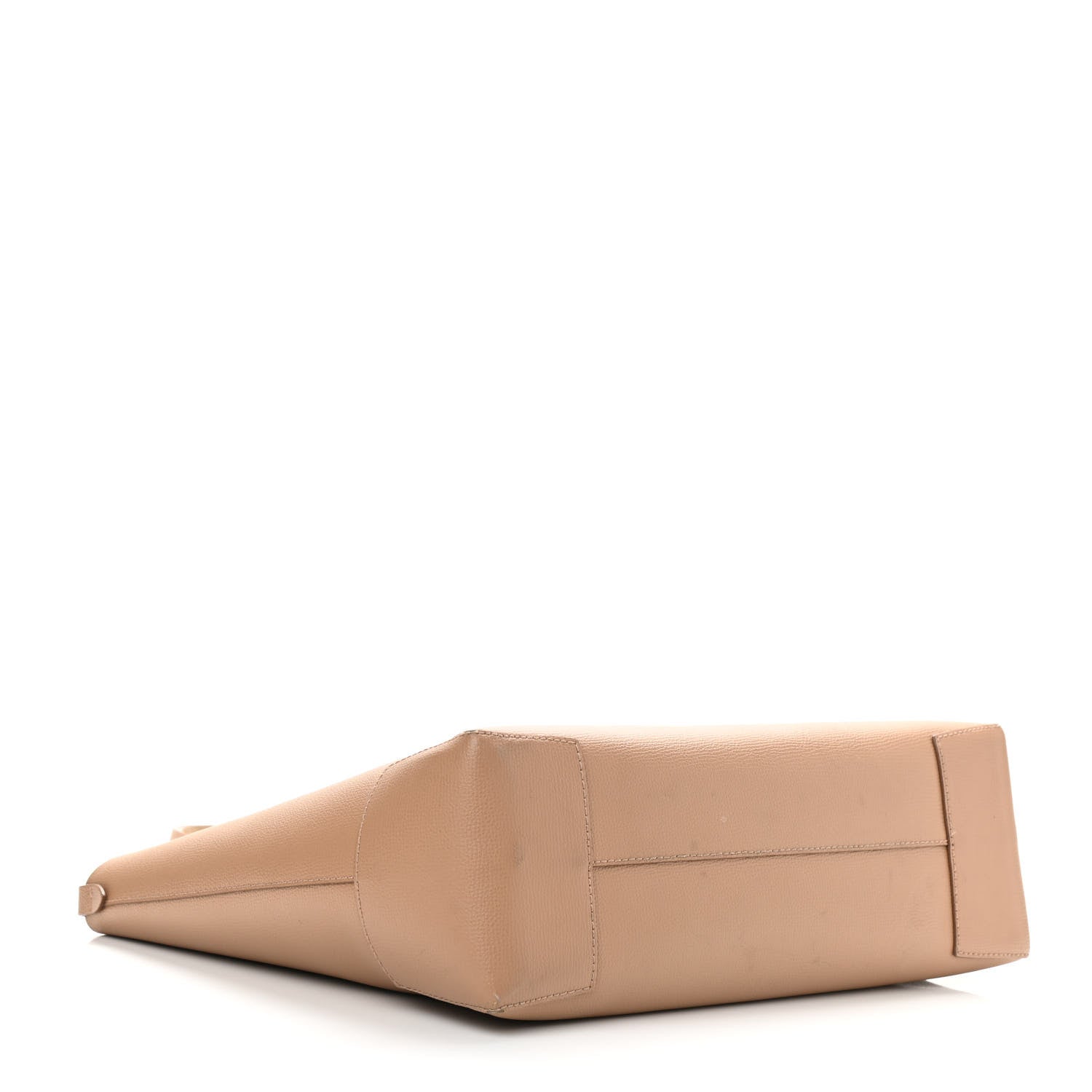 Burberry Calfskin TB Motif Embossed Medium Tote Camel 4 of 13