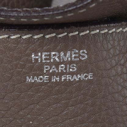 Hermes Taurillon Clemence Lindy 34 Etoupe 9 of 16