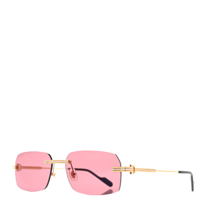Cartier Premiere De Cartier Square Sunglasses Pink Gold 1 of 8