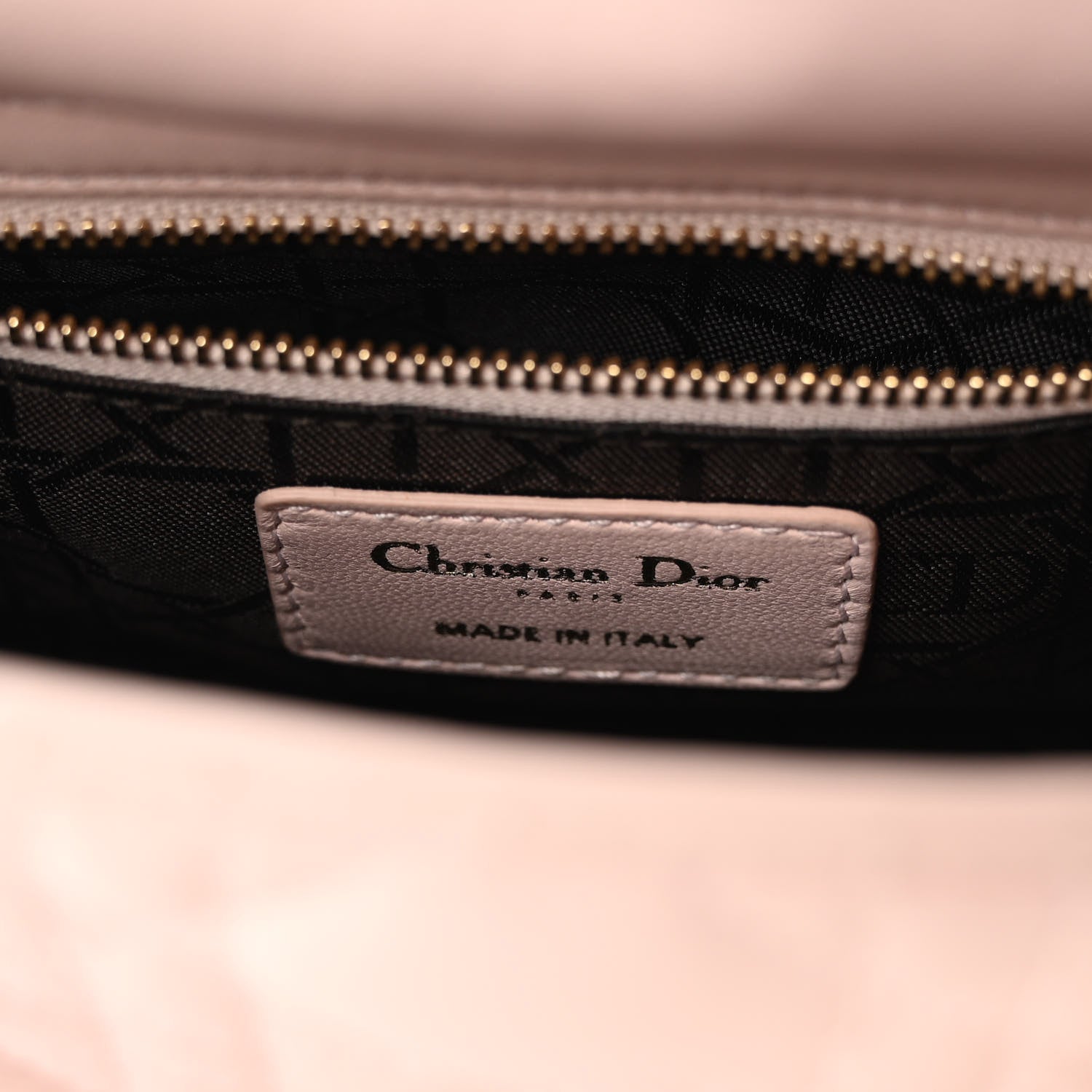 Christian Dior Lambskin Cannage Mini Lady Dior Rose Poudre 6 of 11