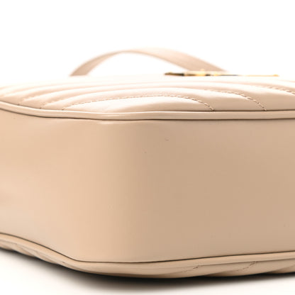 Saint Laurent Calfskin Matelasse Monogram Lou Camera Bag Dark Beige 9 of 10