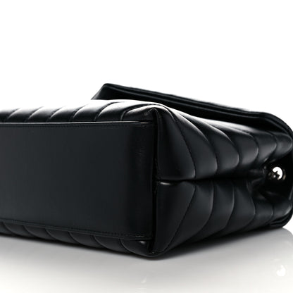 Saint Laurent Calfskin Y Quilted Monogram Small Loulou Chain Satchel Black 10 of 12