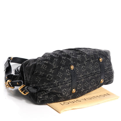 Louis Vuitton Denim Neo Cabby MM Black 4 of 8