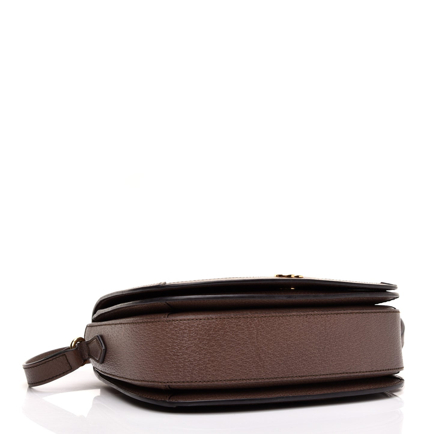 GG Supreme Monogram Web Small Ophidia Flap Messenger Bag Brown