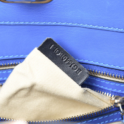 Valentino Garavani Vitello Small Rockstud Double Handle Tote Light Sapphire 8 of 8
