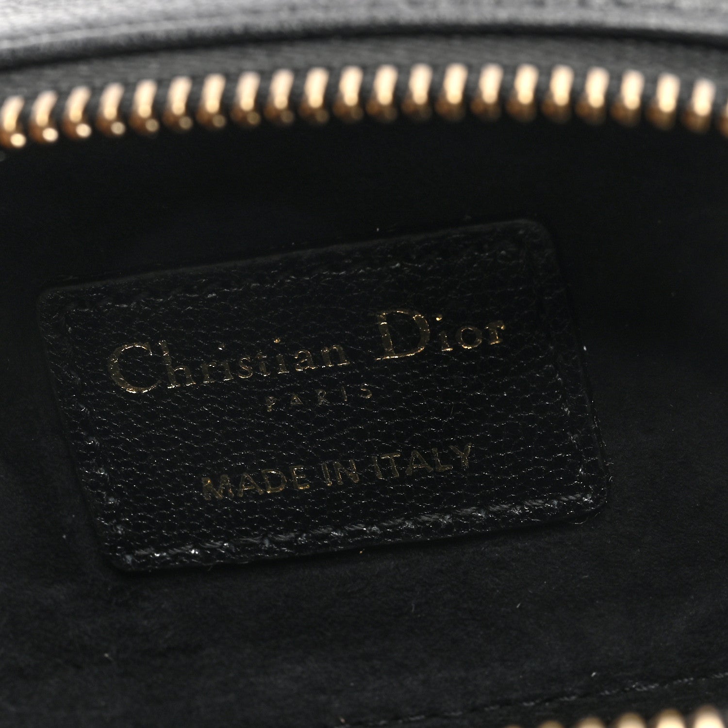 Christian Dior Goatskin Mini Saddle Pouch Black 6 of 8