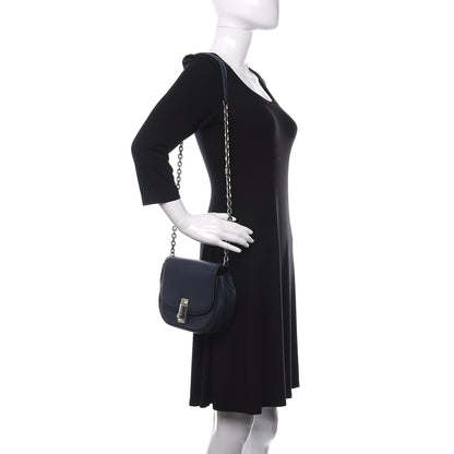 Marc Jacobs Calfskin West End The Jane Saddle Bag Navy 2 of 13