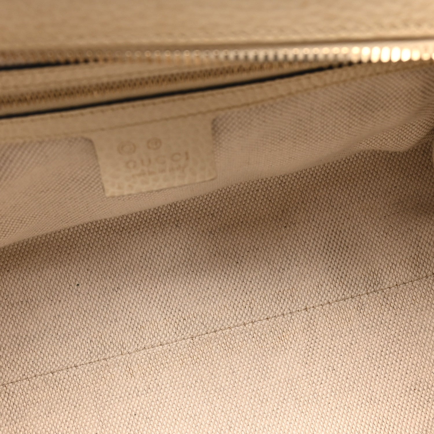 Gucci Dollar Calfskin Medium Soho Top Handle Satchel Ivoire 5 of 10