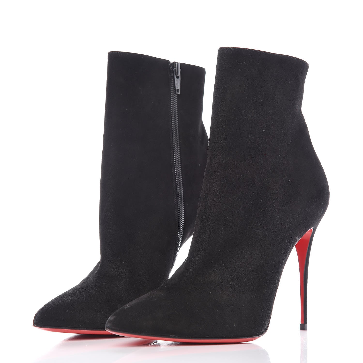 Christian Louboutin Suede So Kate Booty 100 Ankle Boots 38 Black 2 of 11