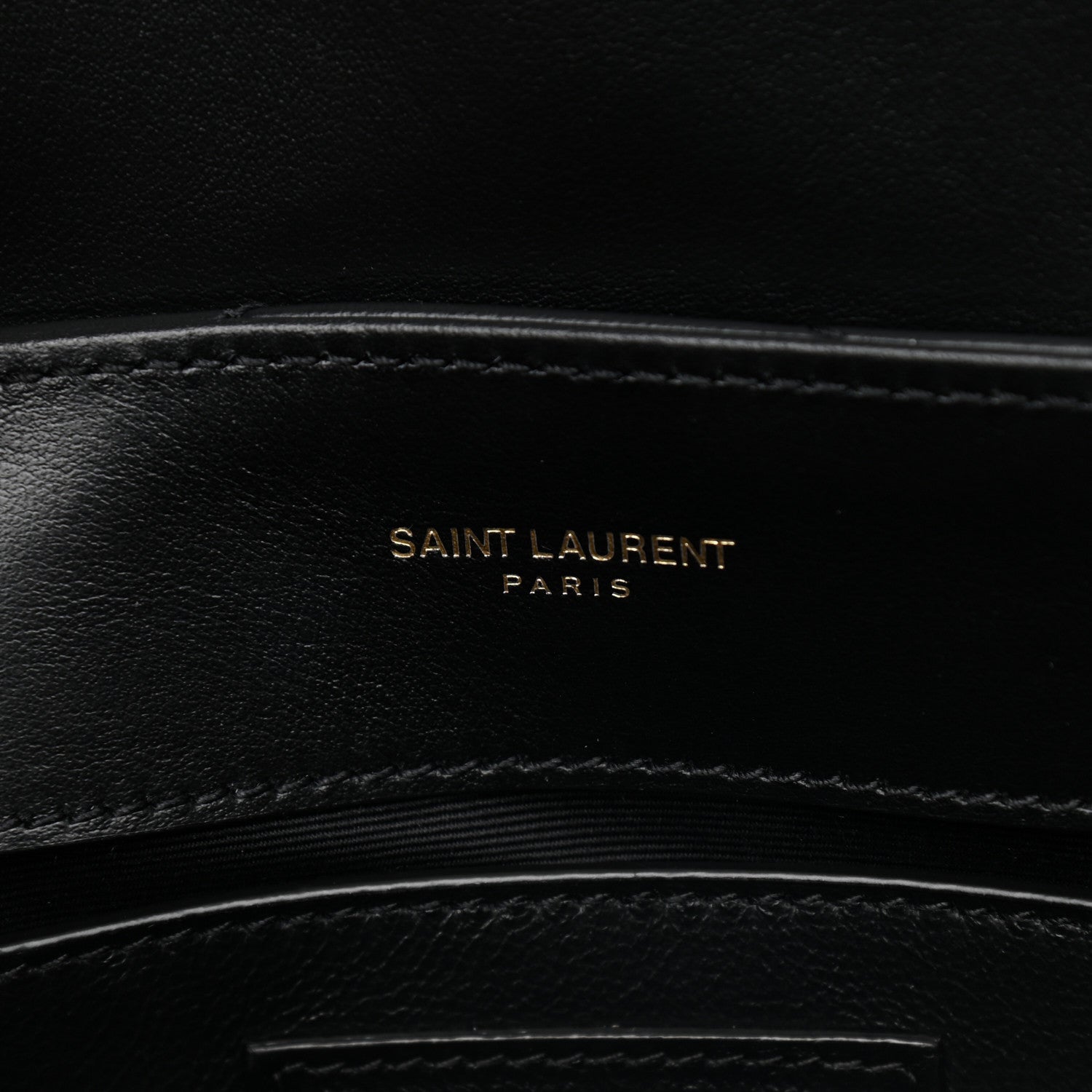 Saint Laurent Calfskin Y Quilted Monogram Small Loulou Chain Satchel Black 7 of 10