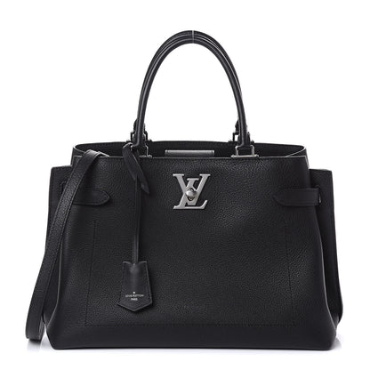 Louis Vuitton Calfskin Lockme Day Black 1 of 8
