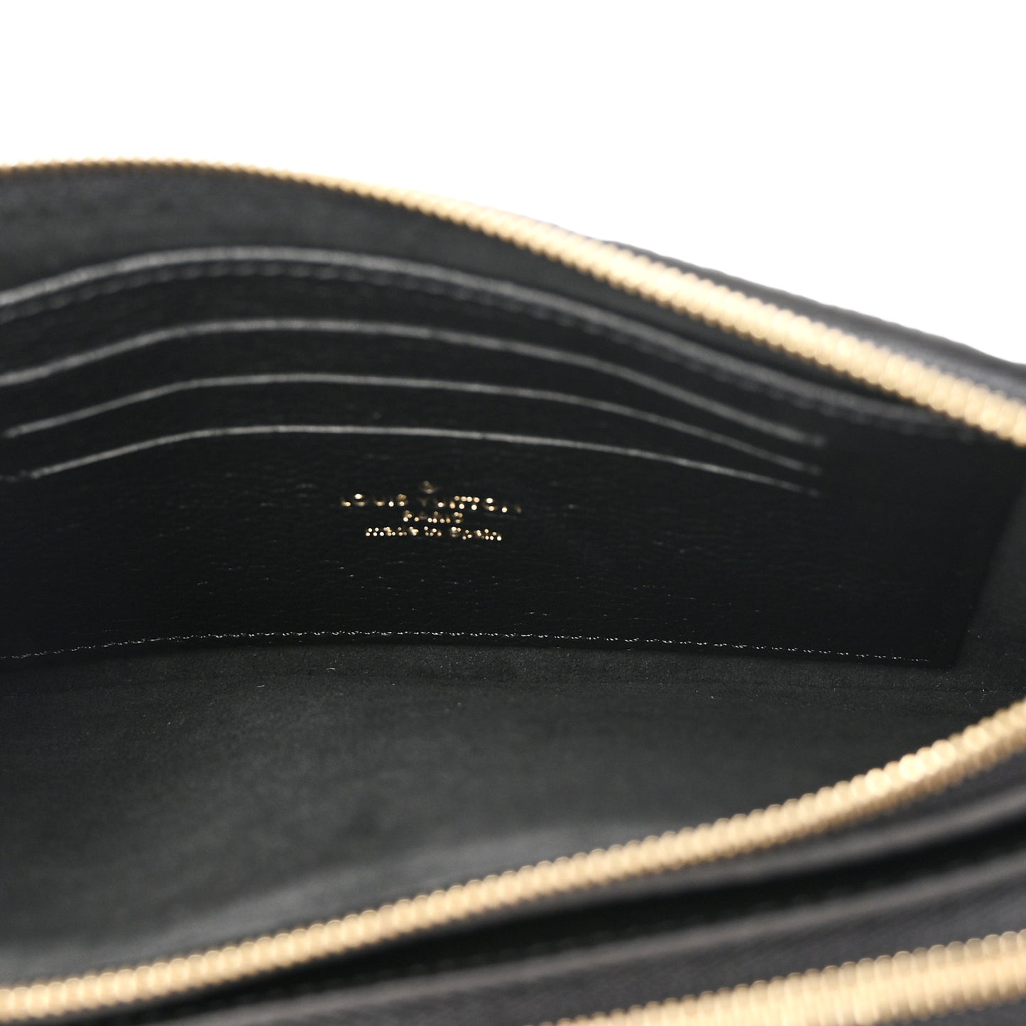 Empreinte Double Zip Pochette Black