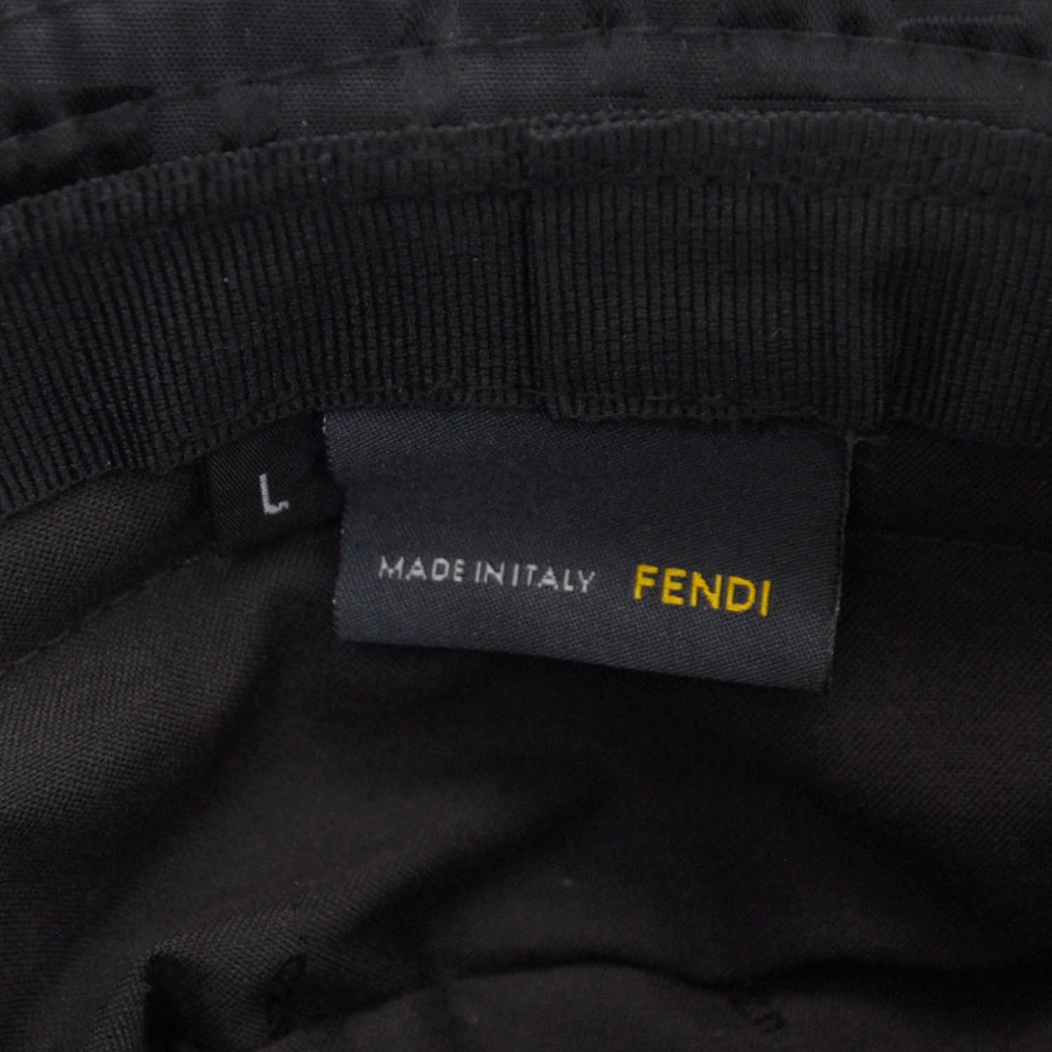 Fendi Zucca Bucket Hat Black Large 4 of 4