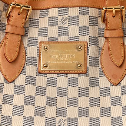 Louis Vuitton Damier Azur Hampstead MM 8 of 13