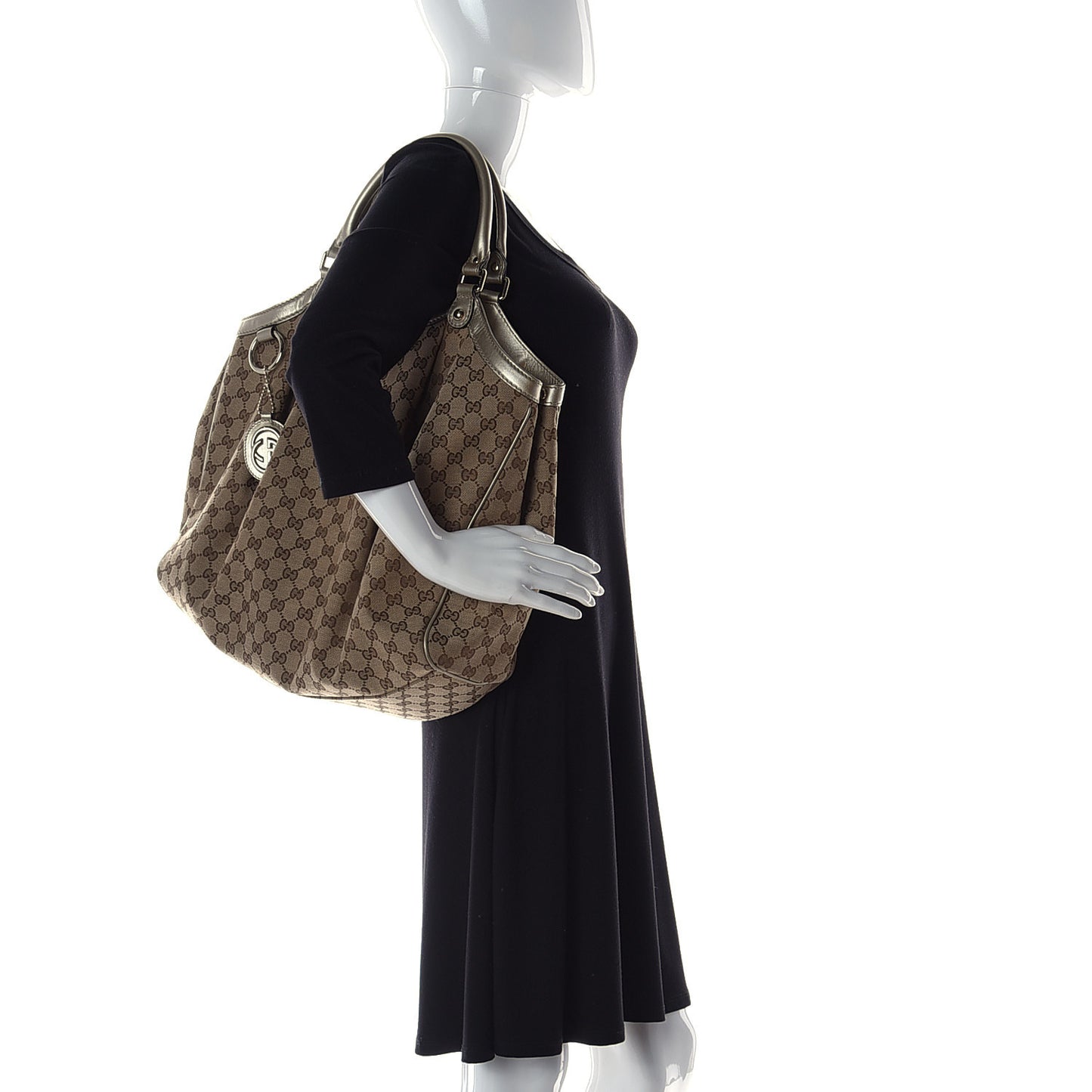 Monogram Large Sukey Tote Champagne