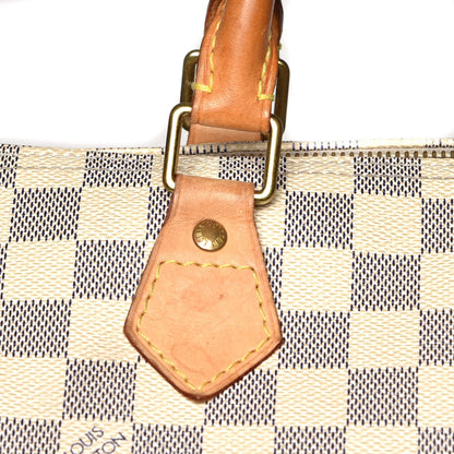Louis Vuitton Damier Azur Speedy 30 10 of 13