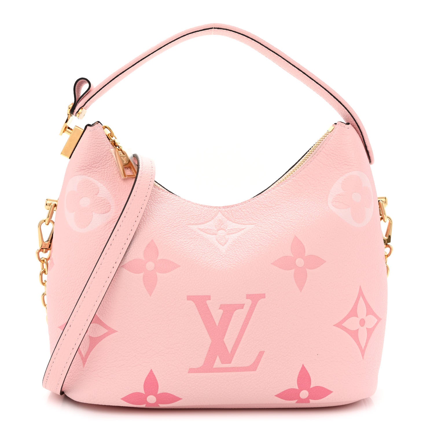 Louis Vuitton Empreinte Monogram Giant By The Pool Marshmallow Hobo PM Bouton De Rose 1 of 10