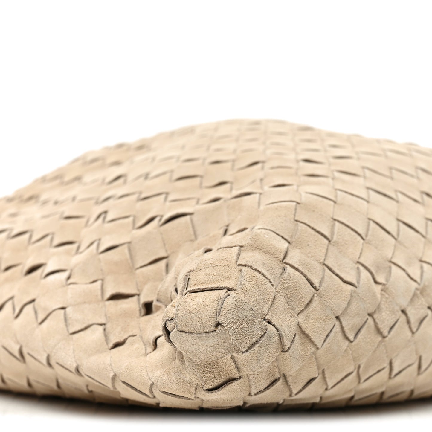 Suede Intrecciato Large Hop Ecru