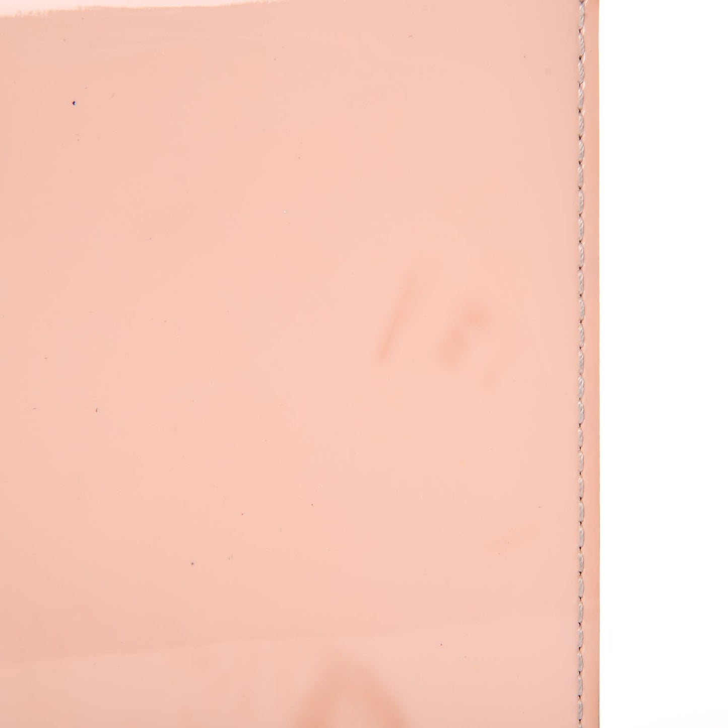 Patent Chain Louise MM Rose Ballerine