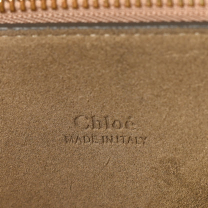 Chloe Calfskin Suede Medium Faye Shoulder Bag Motty Grey 7 of 11