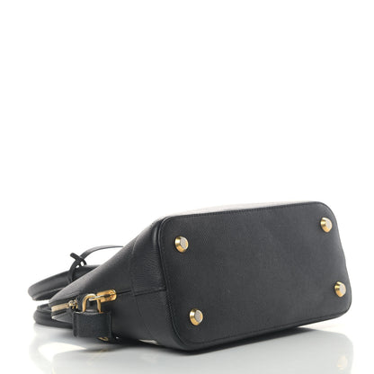 Balenciaga Signature Grained Calfskin Logo S Ville Top Handle Bag Black 3 of 7