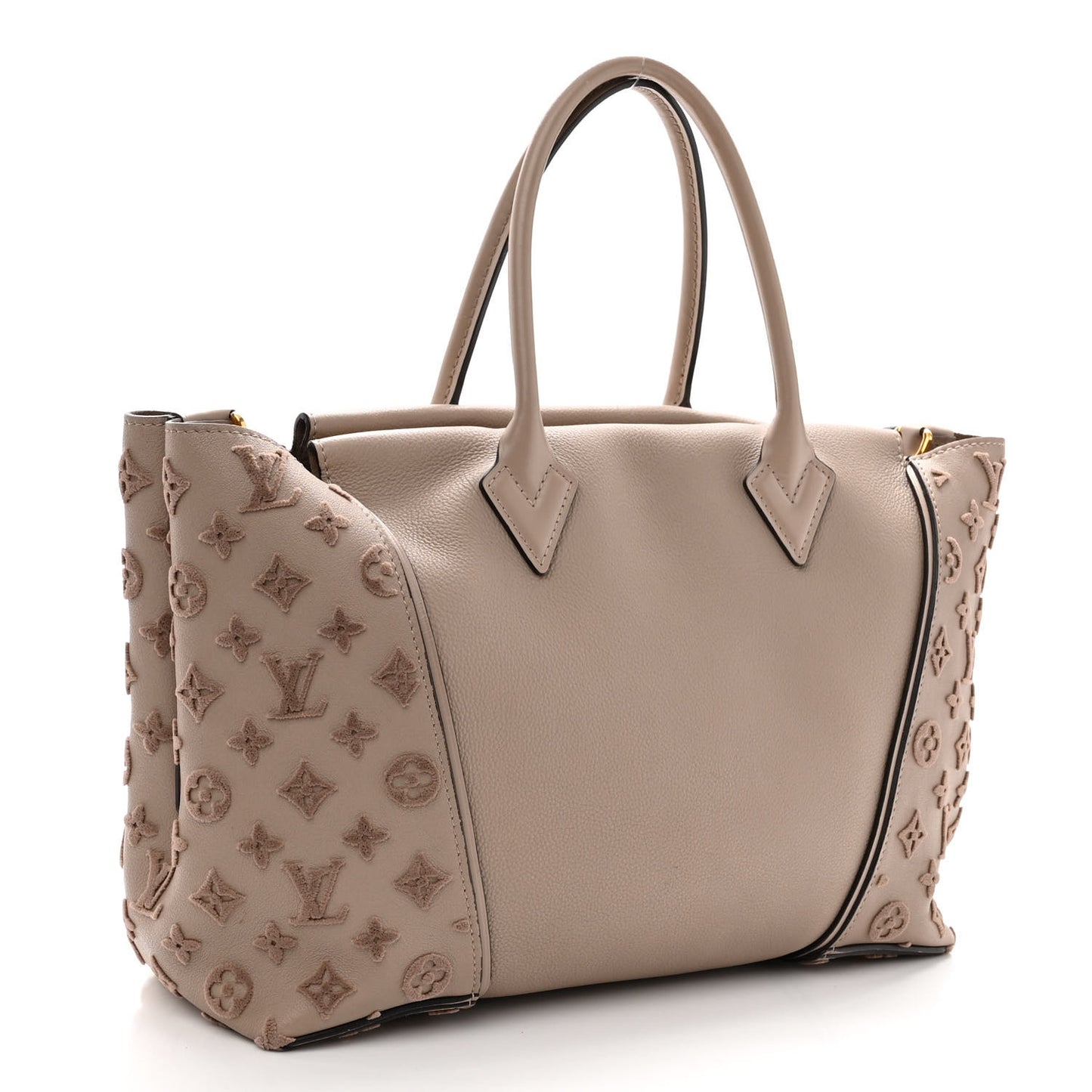 Veau Cachemire Tote W PM Galet