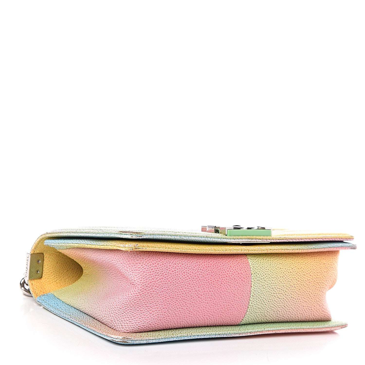 Chanel Caviar Quilted Medium Cuba Rainbow Boy Flap Multicolor 4 of 16