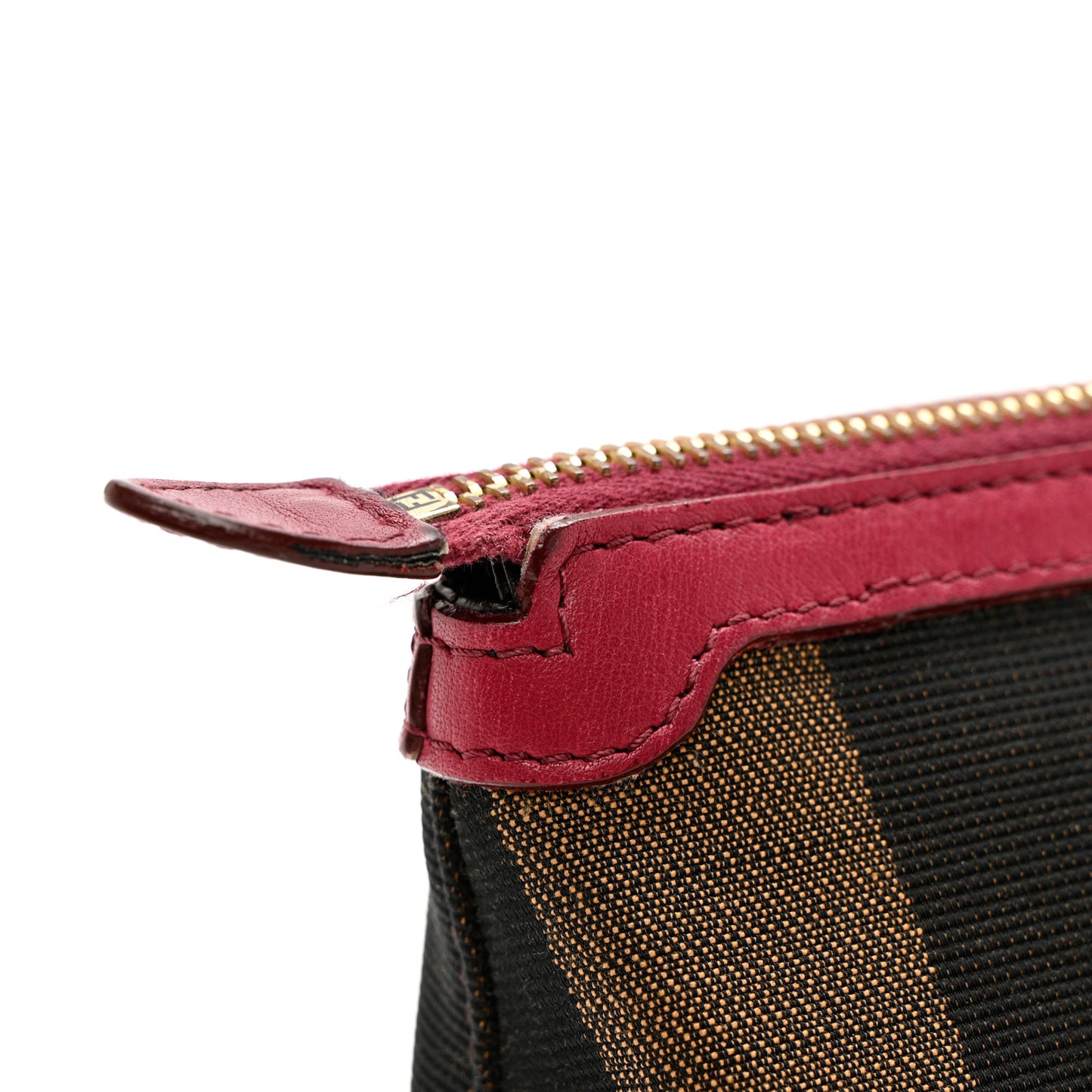 Pequin Vitello Pouch Tobacco Amarena