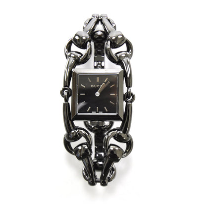Gucci Stainless Steel 25mm Signoria Quartz Watch Black 1 of 6