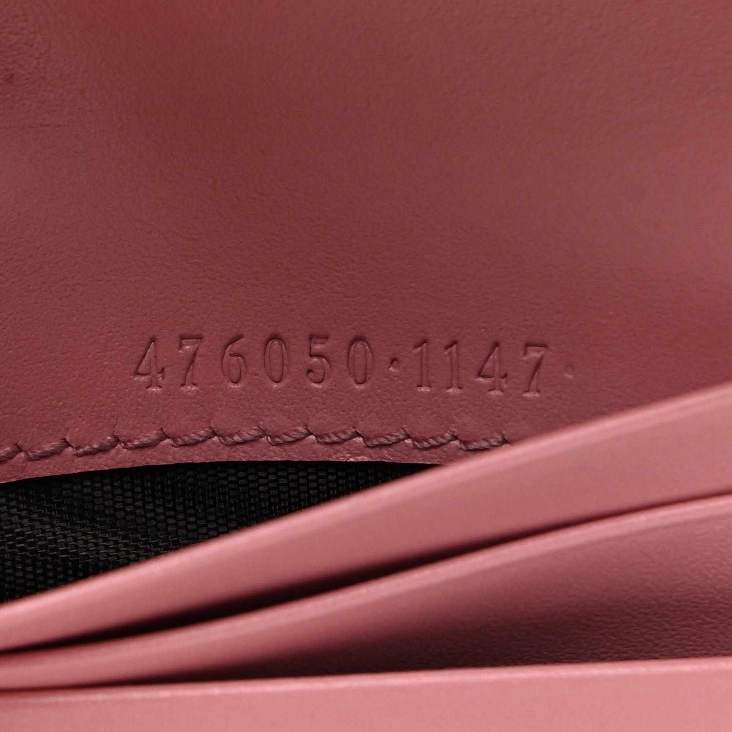 Gucci Guccissima Cherries Card Case Wallet Pink 7 of 8