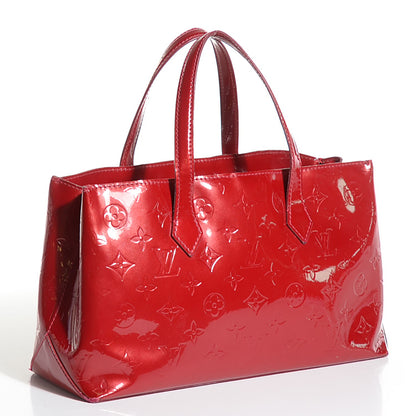 Louis Vuitton Vernis Wilshire PM Pomme D'Amour 3 of 7