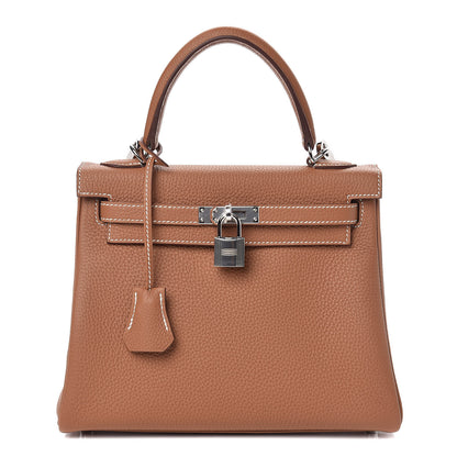 Hermes Togo Kelly Retourne 25 Gold 1 of 36