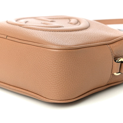 Gucci Pebbled Calfskin Small Soho Disco Bag Camelia 10 of 18