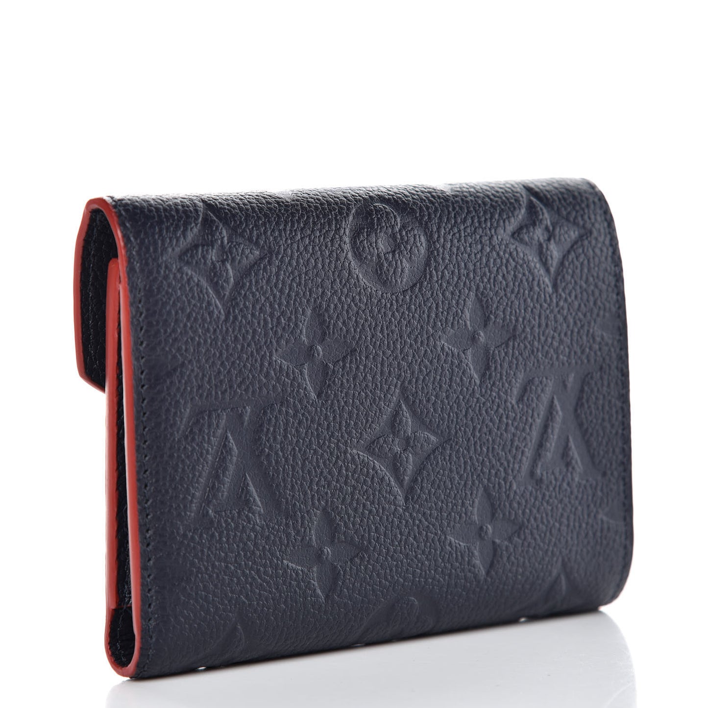 Empreinte Victorine Wallet Marine Rouge