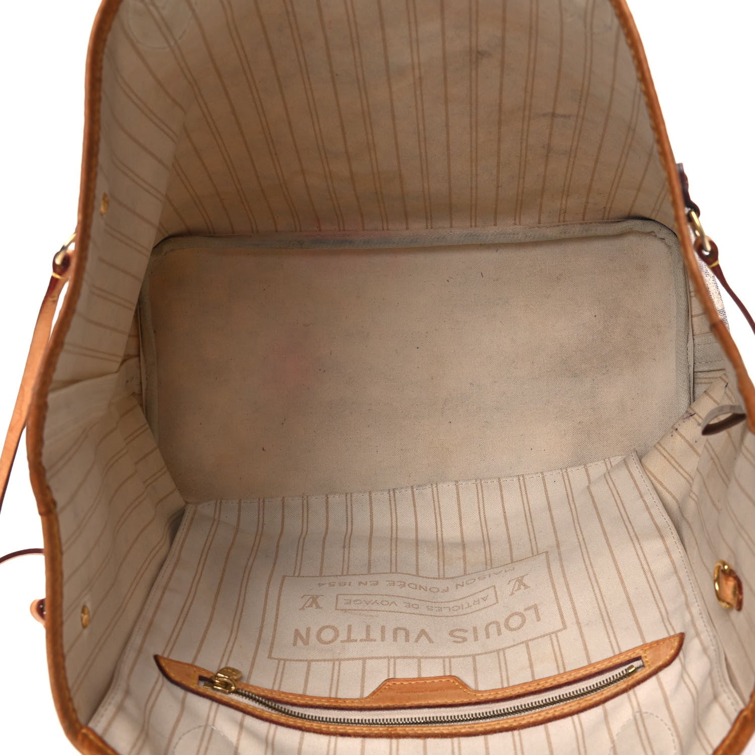 Louis Vuitton Damier Azur Neverfull MM 4 of 20