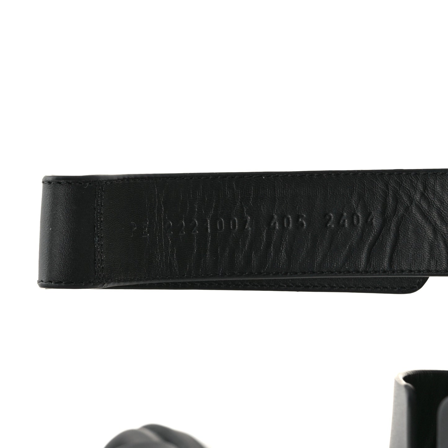 Calfskin Womens Chypre Sandals 40.5 Black