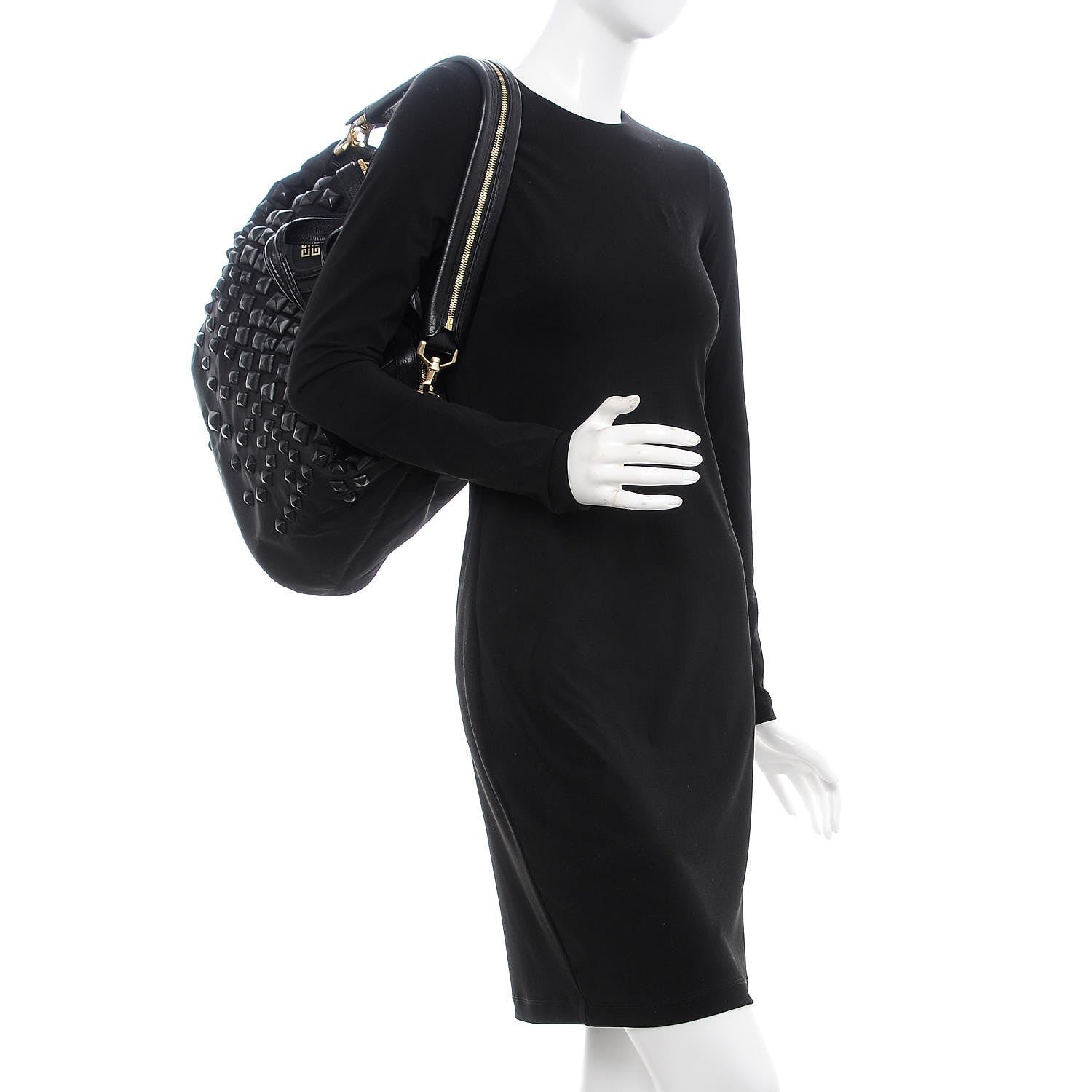 Givenchy Nylon Studded Medium Nightingale Black 2 of 7