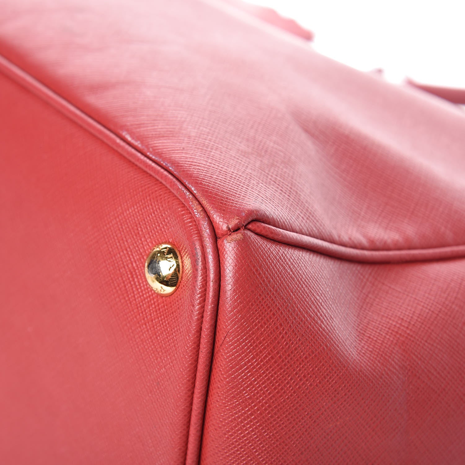 Prada Saffiano Large Galleria Double Zip Tote Fuoco 13 of 17
