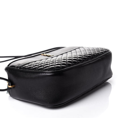 Saint Laurent Lambskin Quilted Victoire Camera Bag Black 3 of 4