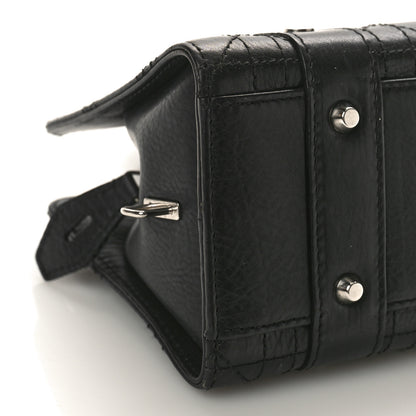Christian Dior CHRISTIAN DIOR Calfskin Cannage Stitched Small East West Lady Dior Black 7 of 10